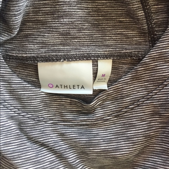 Athleta hoodie black white striped - Picture 7 of 16